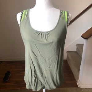 Petite Small Old Navy Olive Green Sleeveless Top